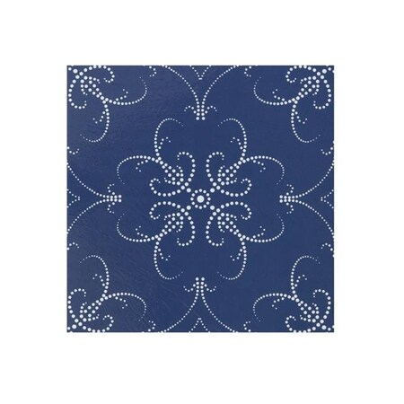 Achim Importing Achim RTFTV60620 Retro 12 x 12 in. Self Adhesive Vinyl Floor Tile - Navy Pearl - 20 sq. ft. - 20 Tiles per Box RTFTV60620